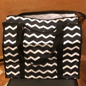 Thirty-One Zip Top Organizing Utility Tote